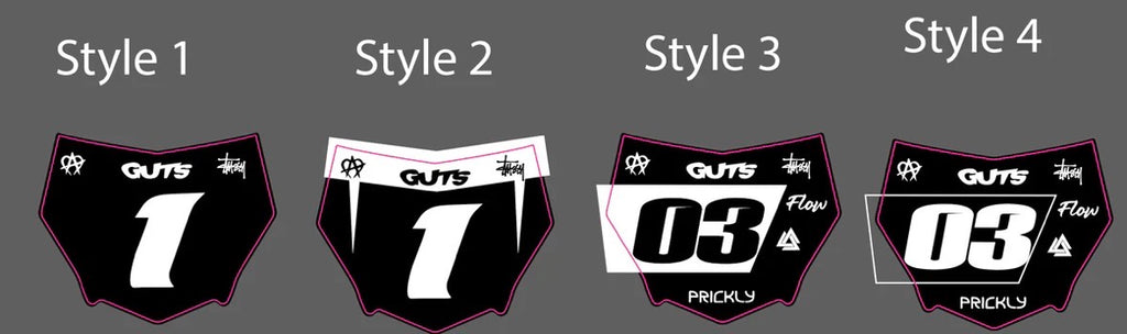 CUSTOM MOTOCUTZ PLATE DECAL