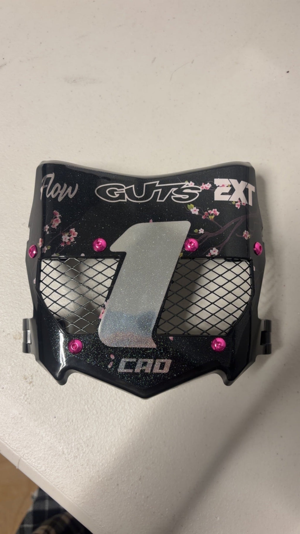 *Blossom Collection* Real Titanium Vented Motocutz Vented Plate