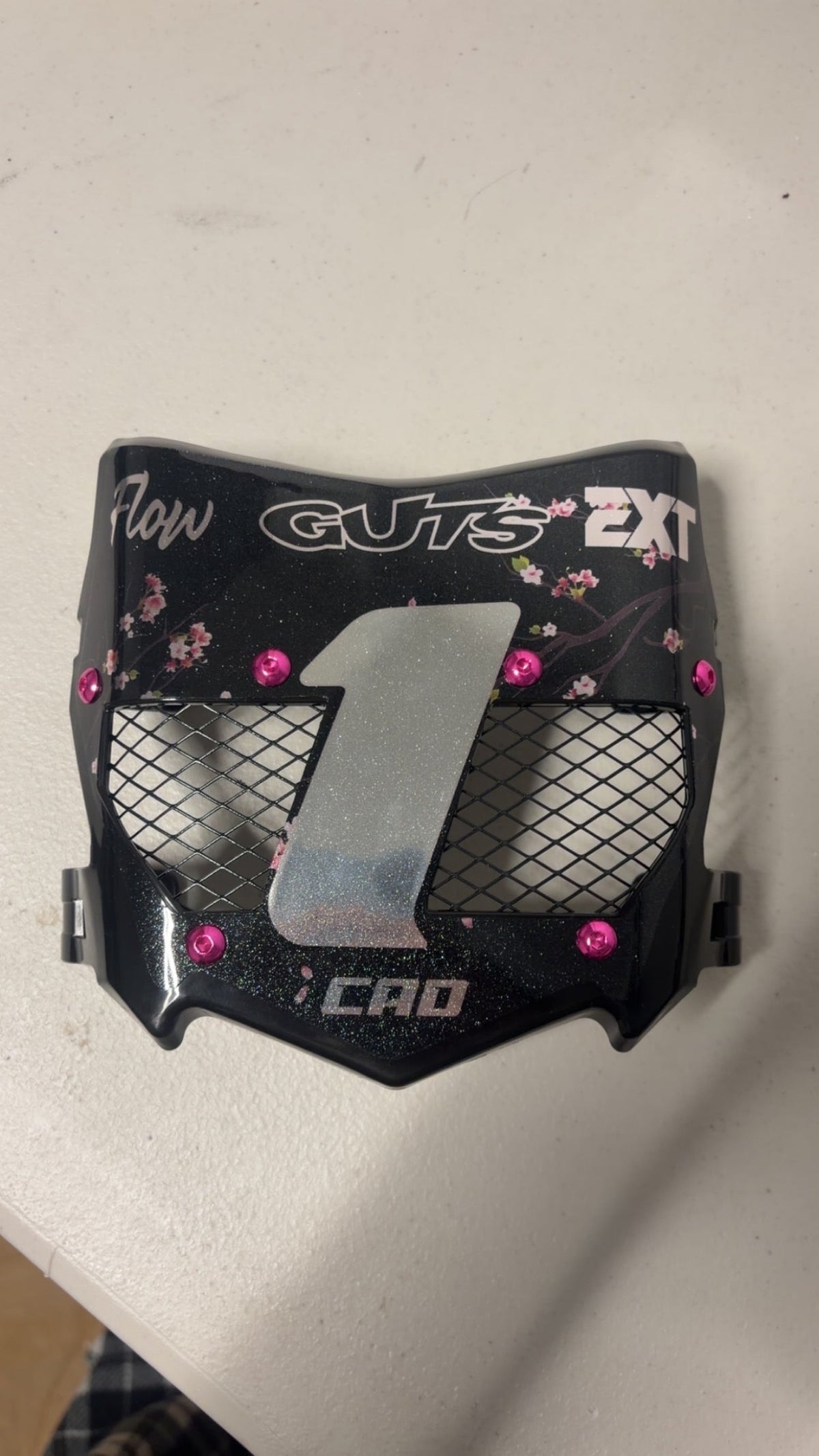 *Blossom Collection* Real Titanium Vented Motocutz Vented Plate