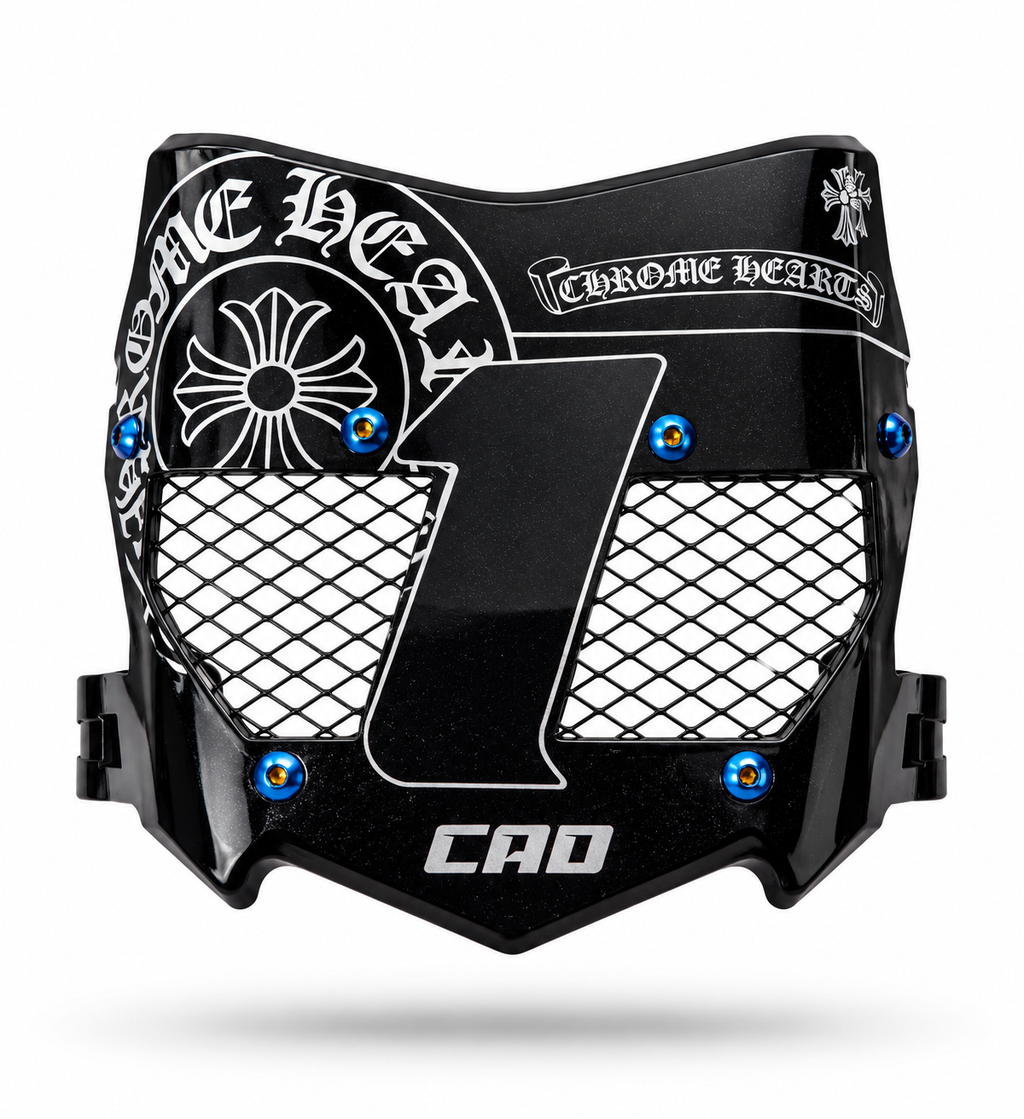 *Chrome Hearts* Real Titanium Vented Motocutz Vented Plate