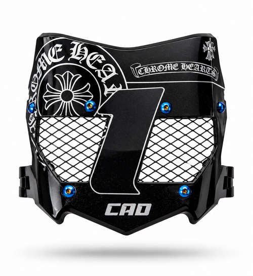 *Chrome Hearts* Real Titanium Vented Motocutz Vented Plate